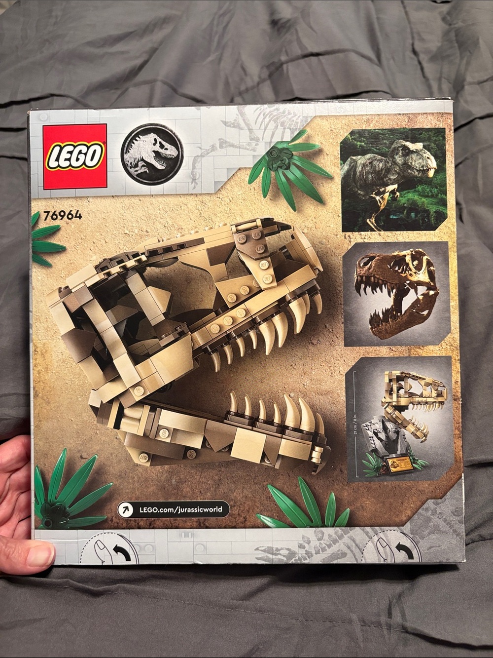 RETIRED Lego Jurassic World™ #76964 Dinosaur Fossils: T. rex Skull - NIB - Picture 2 of 6
